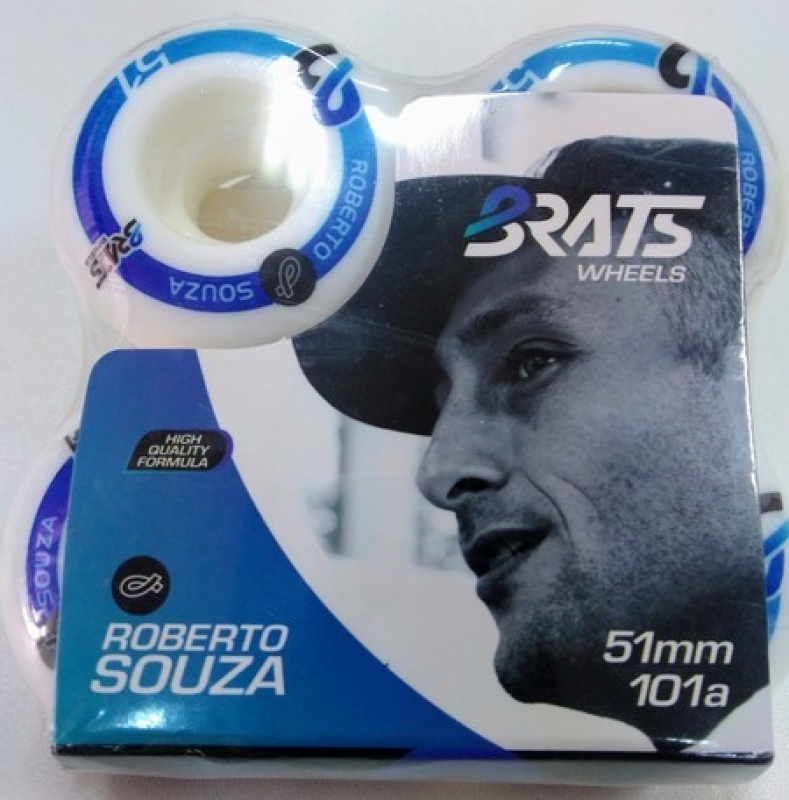 Roda Brats 51mm Roberto Souza 1 Branco 101A